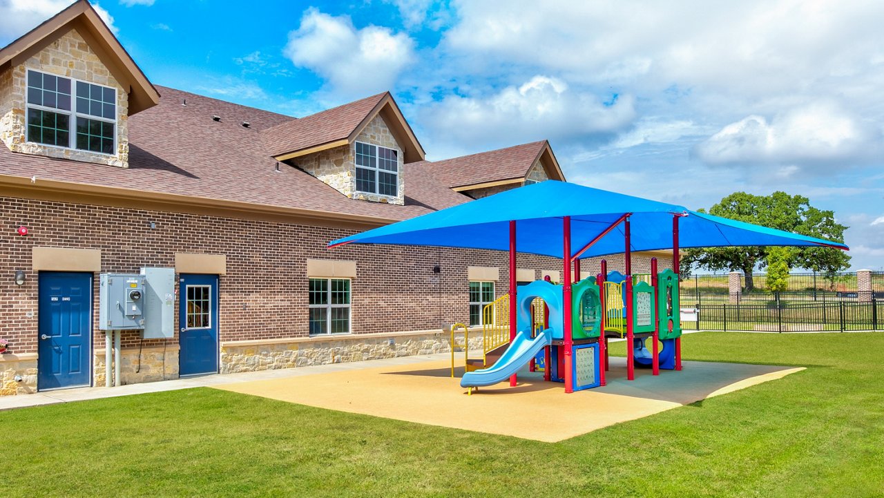 Playground of the Goddard School in Corinth Texas