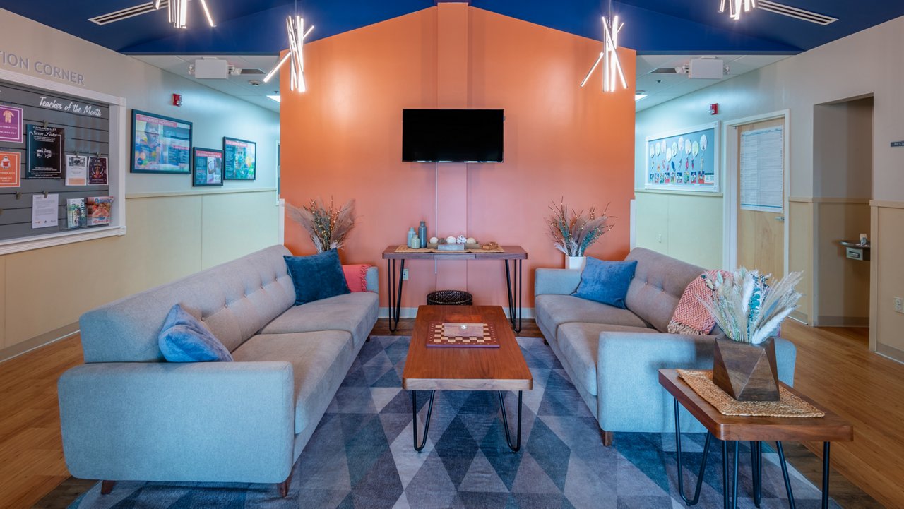 Lobby of Goddard School in Broadview Heights, OH