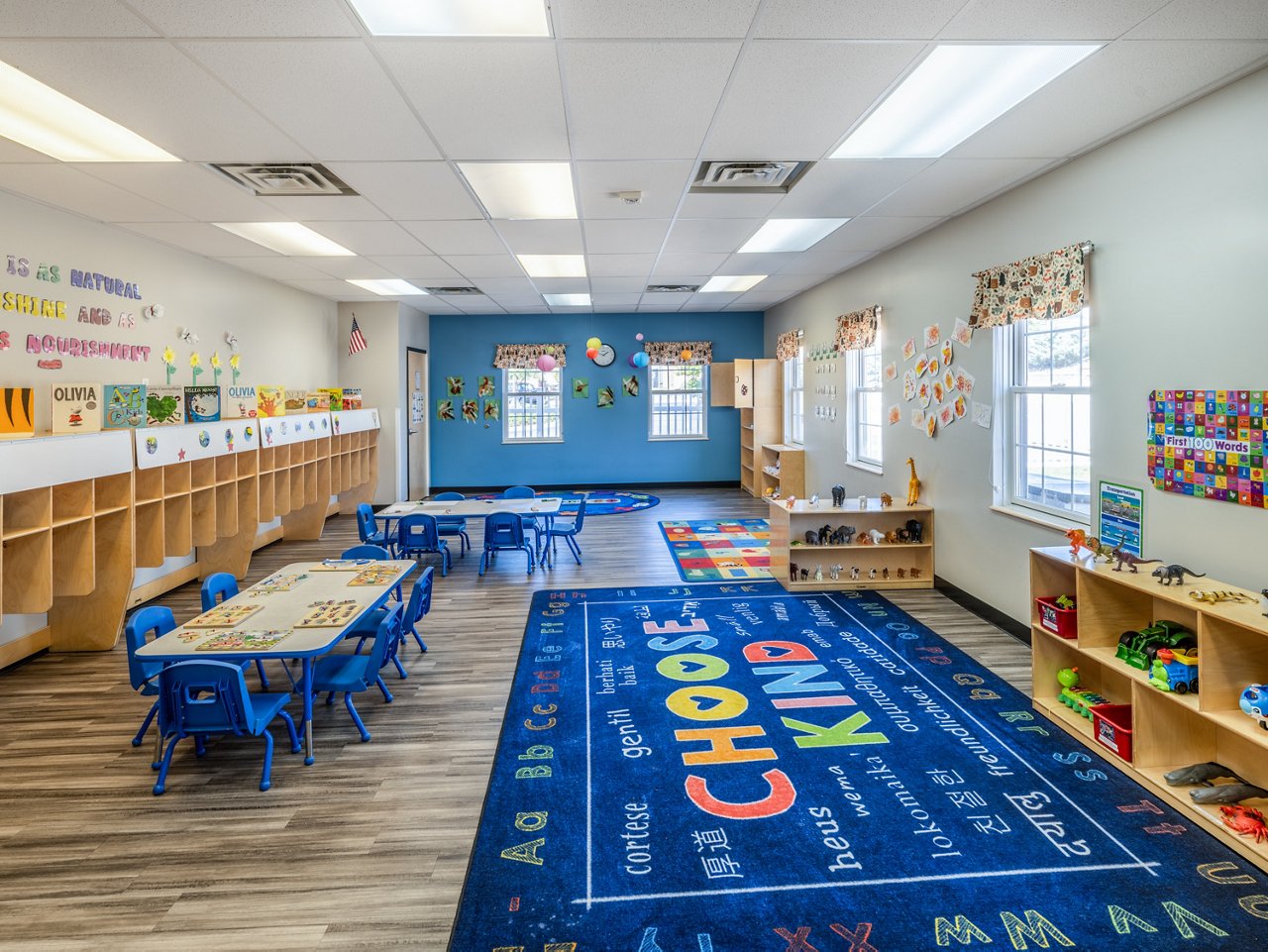 Interior of a Goddard classroom in Parker Colorado