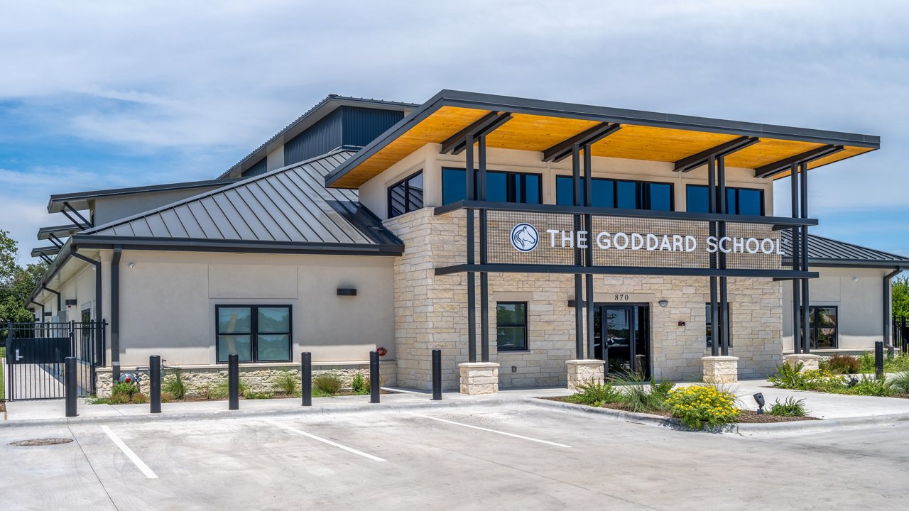 Exterior of the Goddard School in Kyle Texas