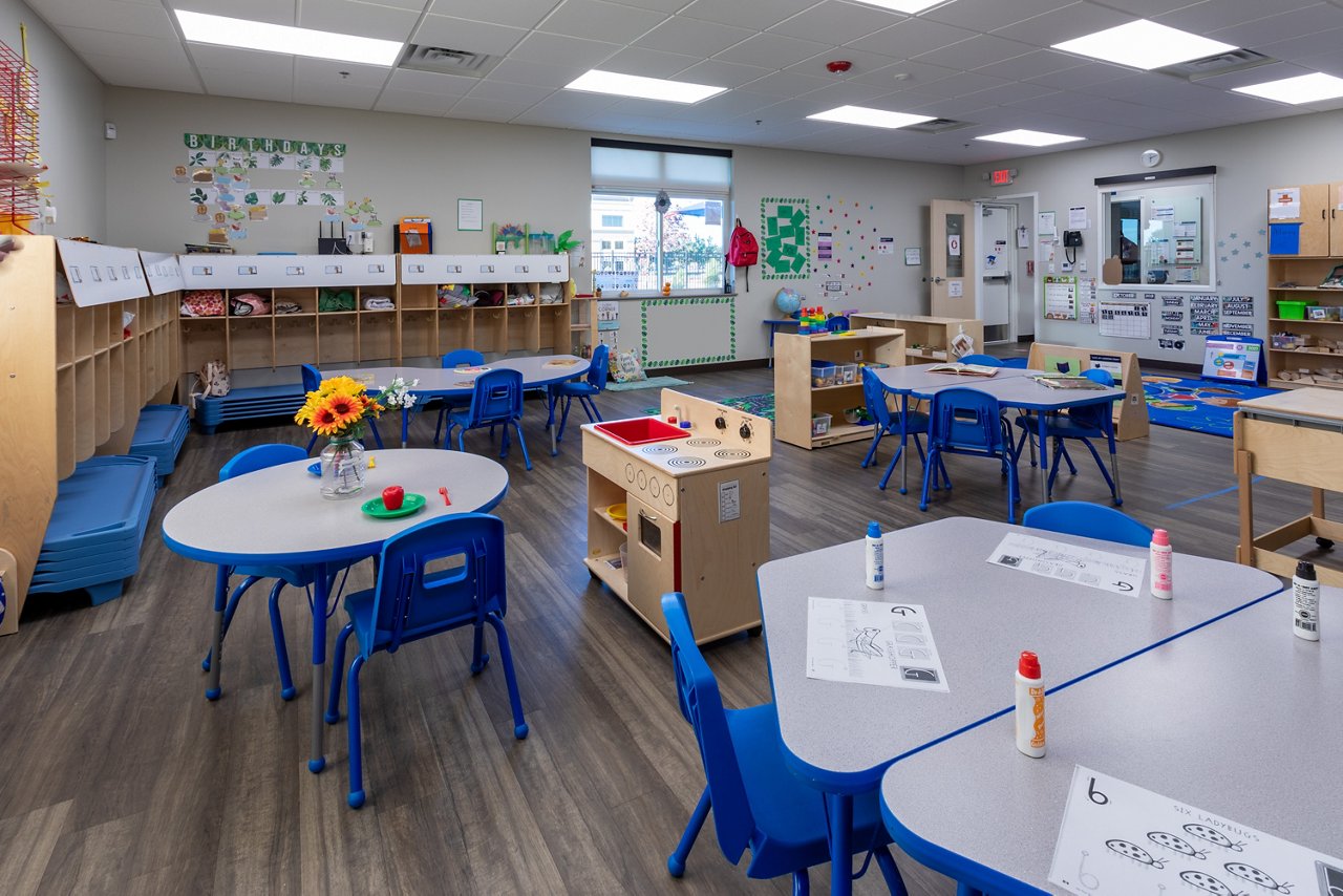 Classroom of the Goddard School in Meridian Idaho