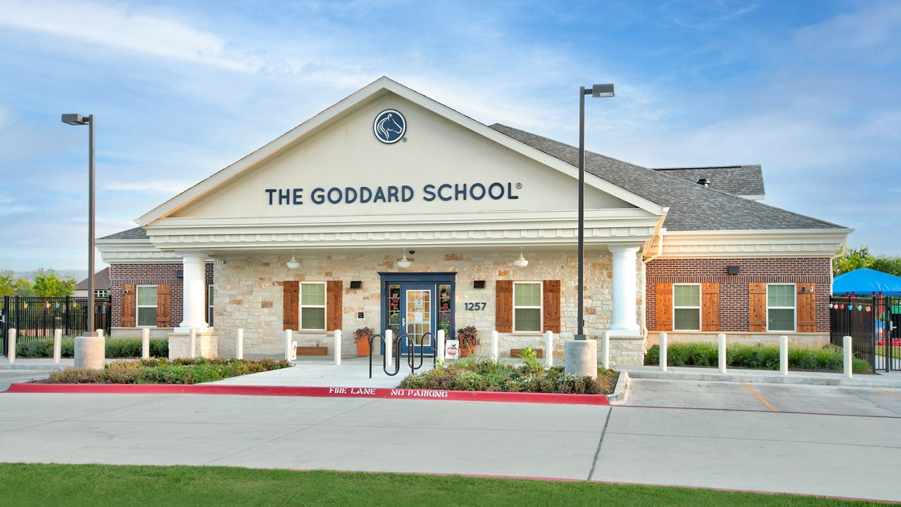 Exterior of the Goddard School in Haslet Texas