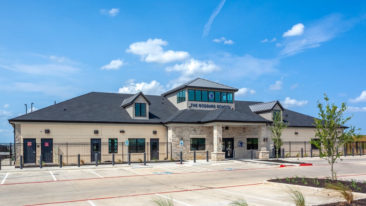 Exterior of the Goddard School in Celine Texas