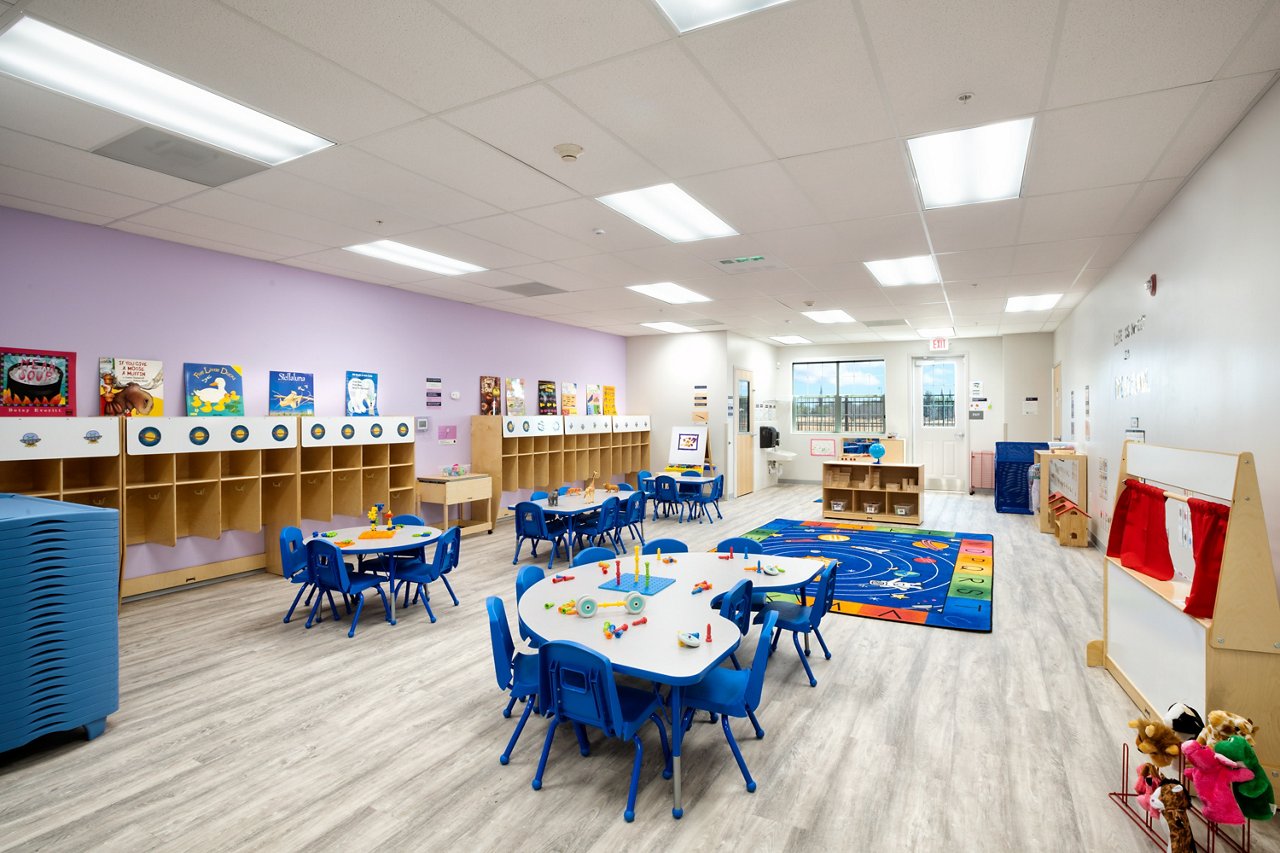 Classroom of the Goddard School in Brentwood California