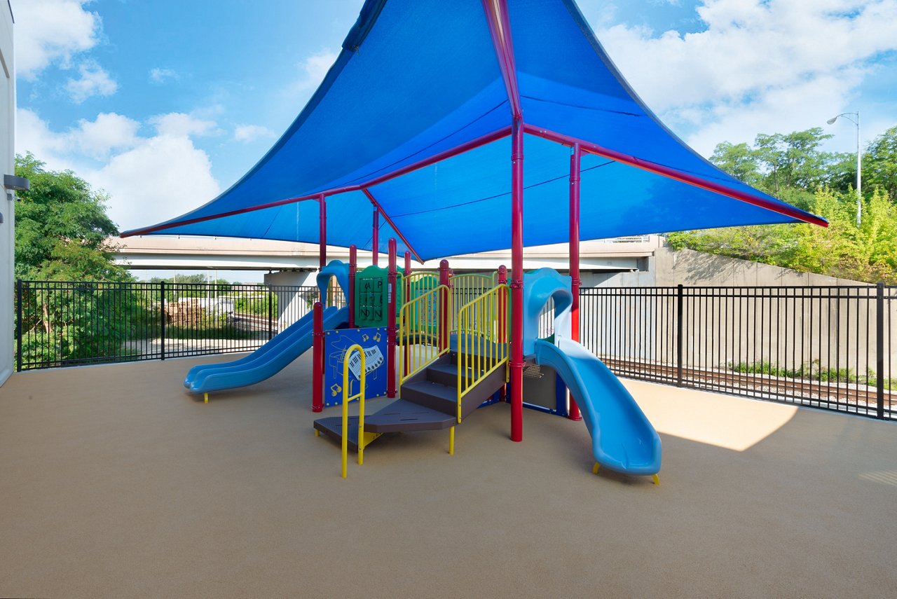 Playground of the Goddard School in Rocky River Ohio