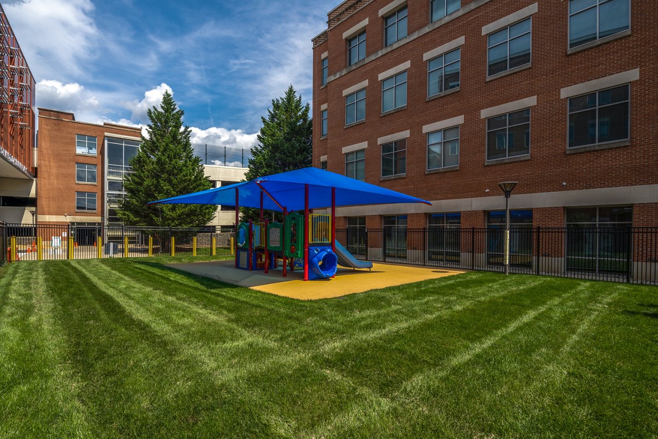 Playground of the Goddard School in Alexandria Virgina