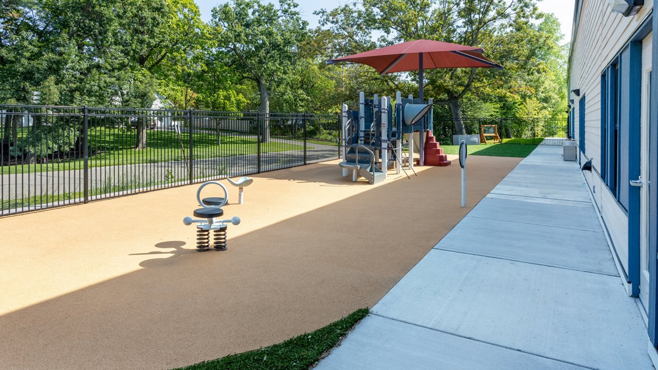 Playground of the Goddard School in Minnetonka Minnesota