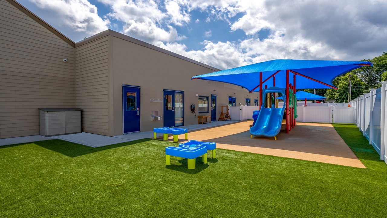 Playground of the Goddard School in Sudbury Massachusetts