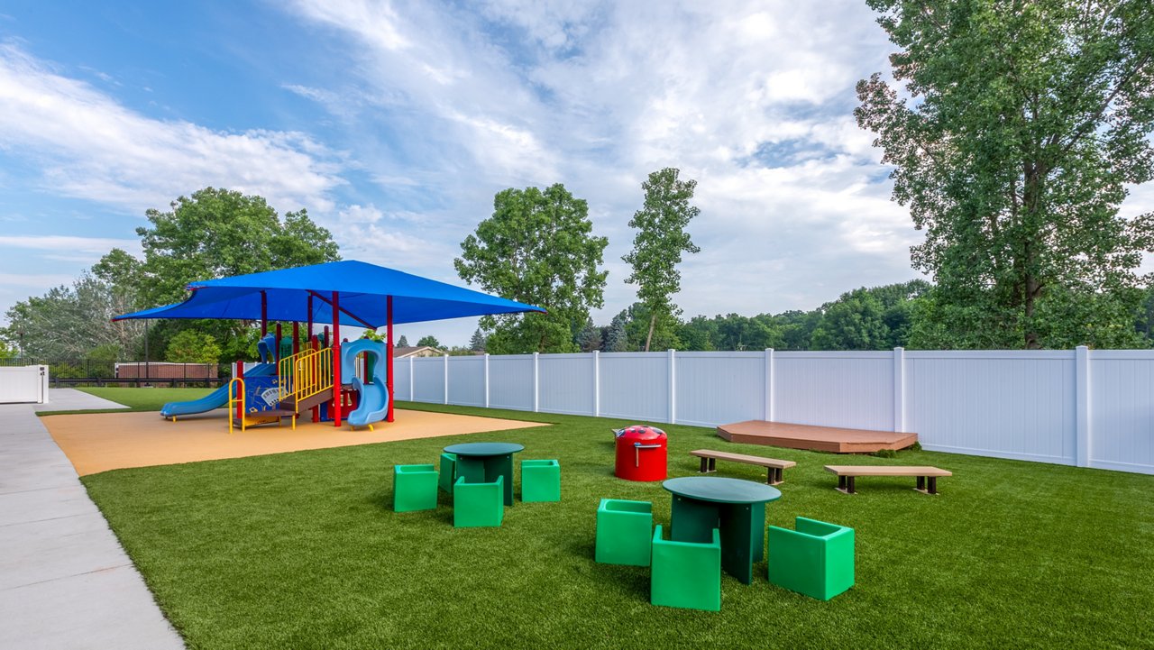 Playground of the Goddard School in Clarkson Michigan