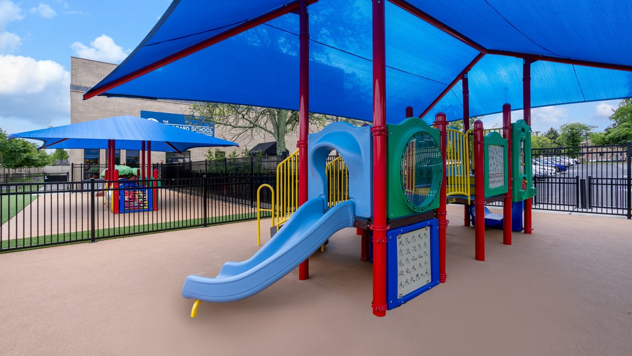 Playground of the Goddard School in Maplewood New Jersey