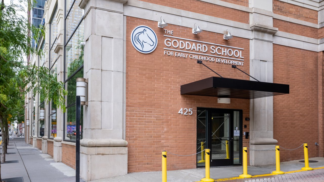 Exterior of the Goddard School in Jersey City New Jersey