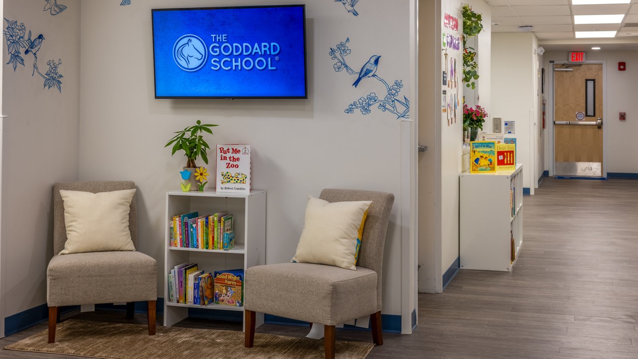 Lobby of the Goddard School in Wellesley Massachusettes