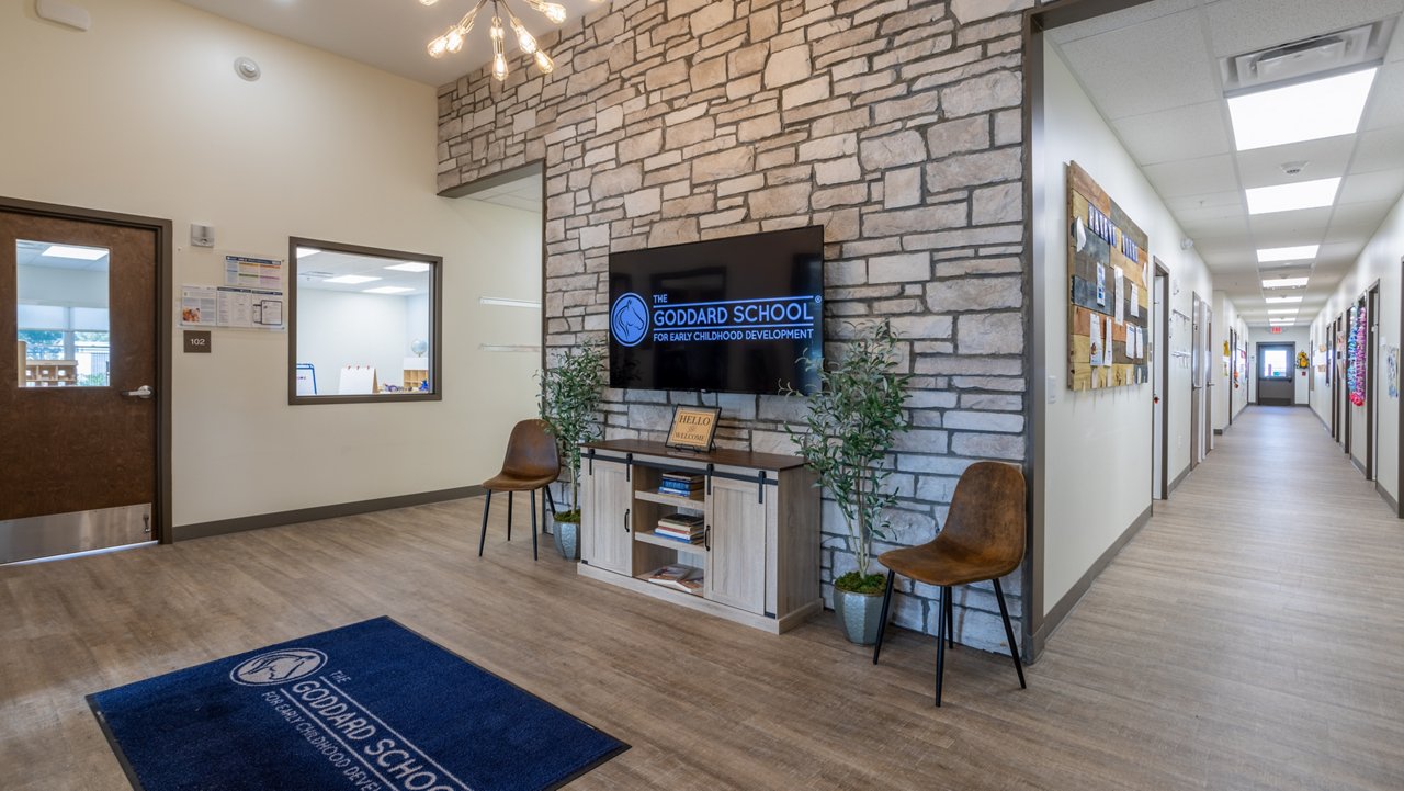 Lobby of the Goddard School in Springdale Arkansas