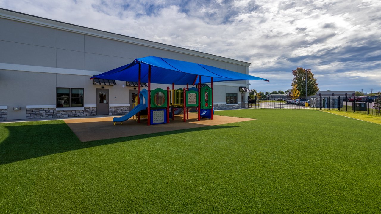 Playground of the Goddard School in Springdale Arkansas