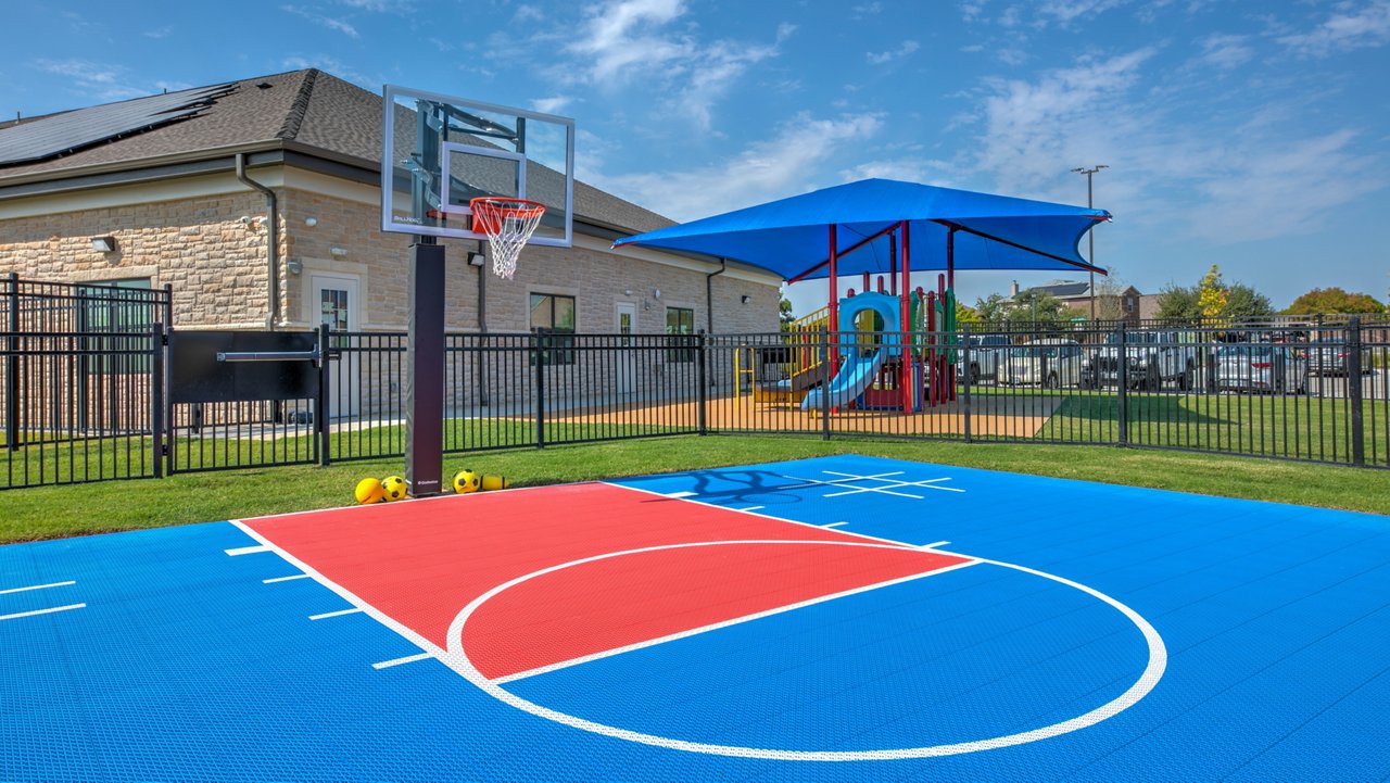 Basketball Court of the Goddard School in Princeton Texas