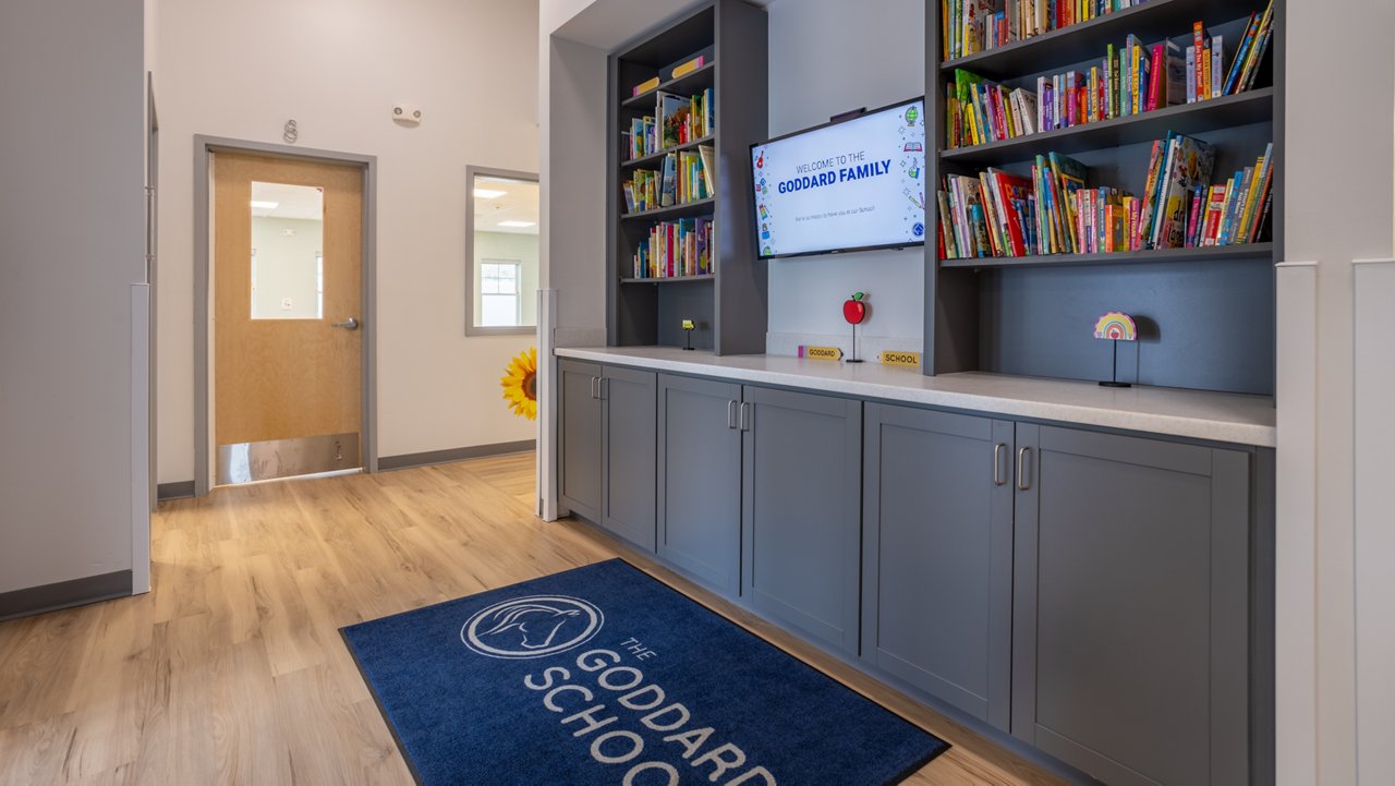 Lobby of the Goddard School in Shelton Connecticut