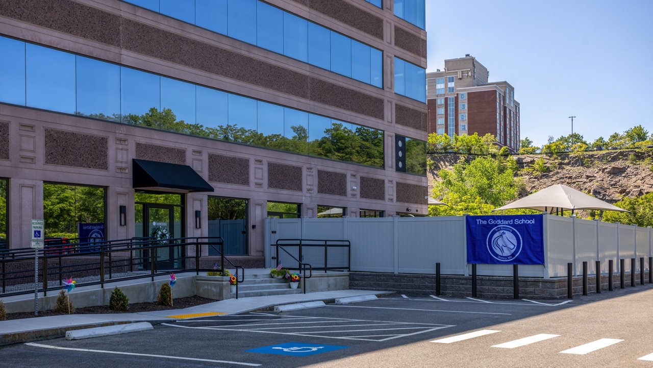 Exteriorlayground of the Goddard School in Quincy Massachusetts