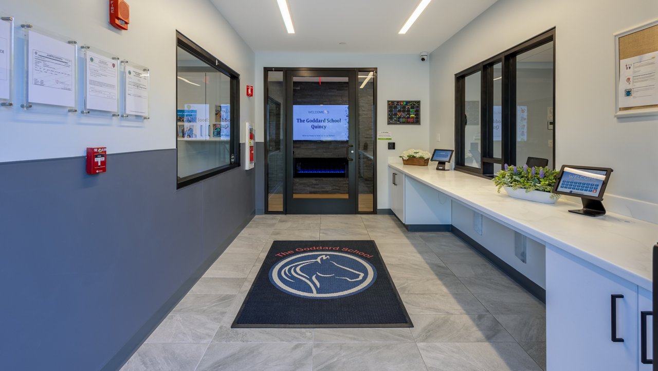 Receptionlayground of the Goddard School in Quincy Massachusetts