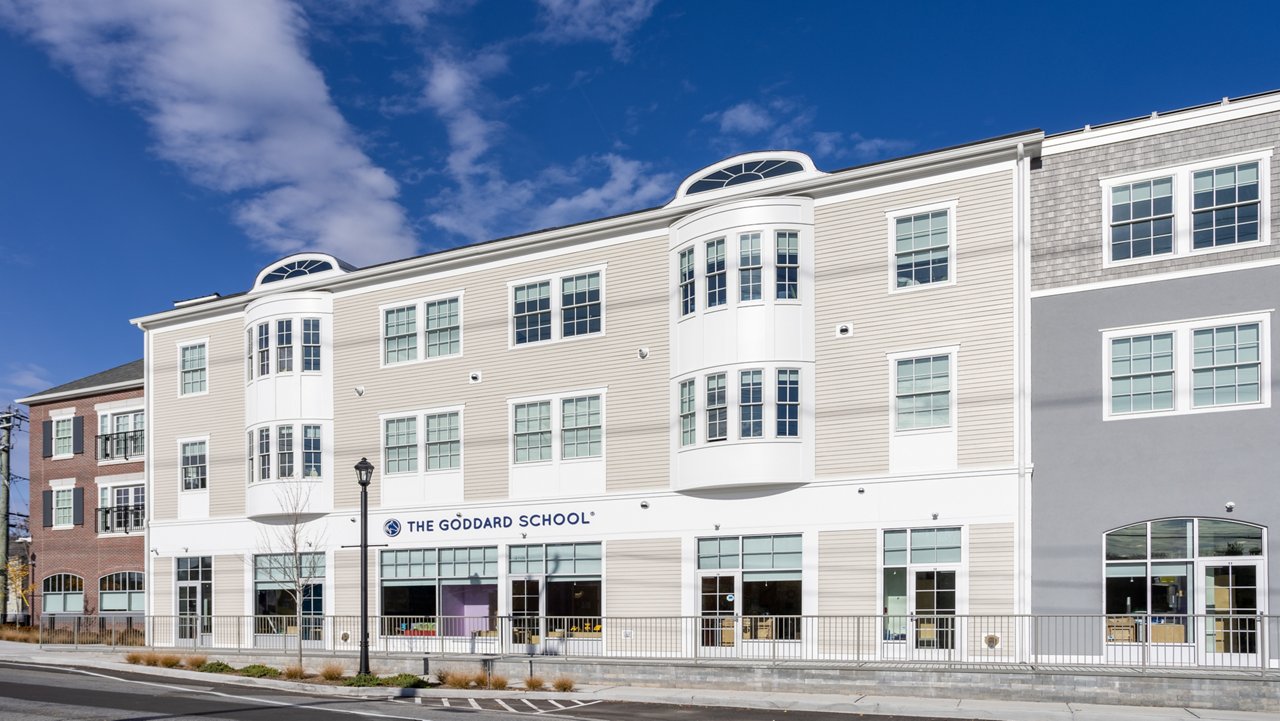 Exterior of the Goddard School in Darien Connecticut