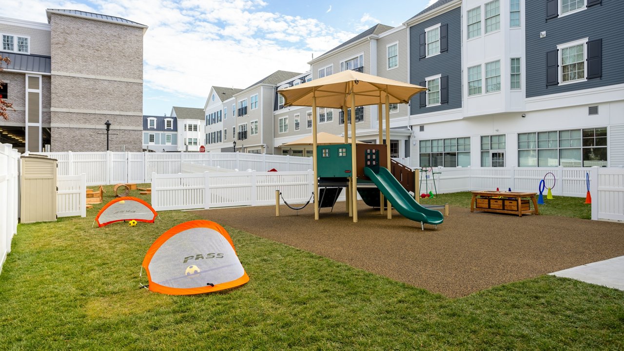 Playground of the Goddard School in Darien Connecticut