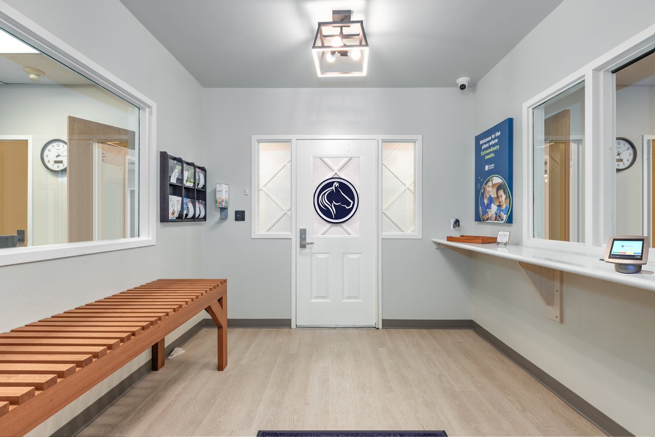 Reception of the Goddard School in Edmond - Covell Oklahoma