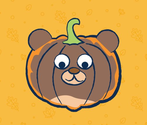Pumpkin Decorating Bear Idea