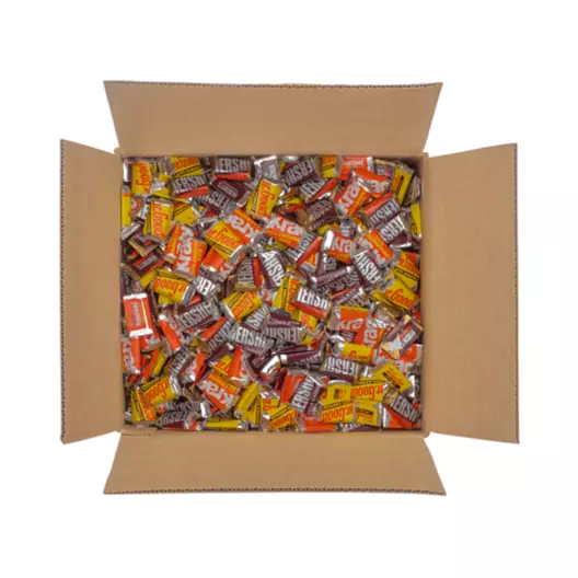 HERSHEY'S Miniatures Assortment, 25 lb box