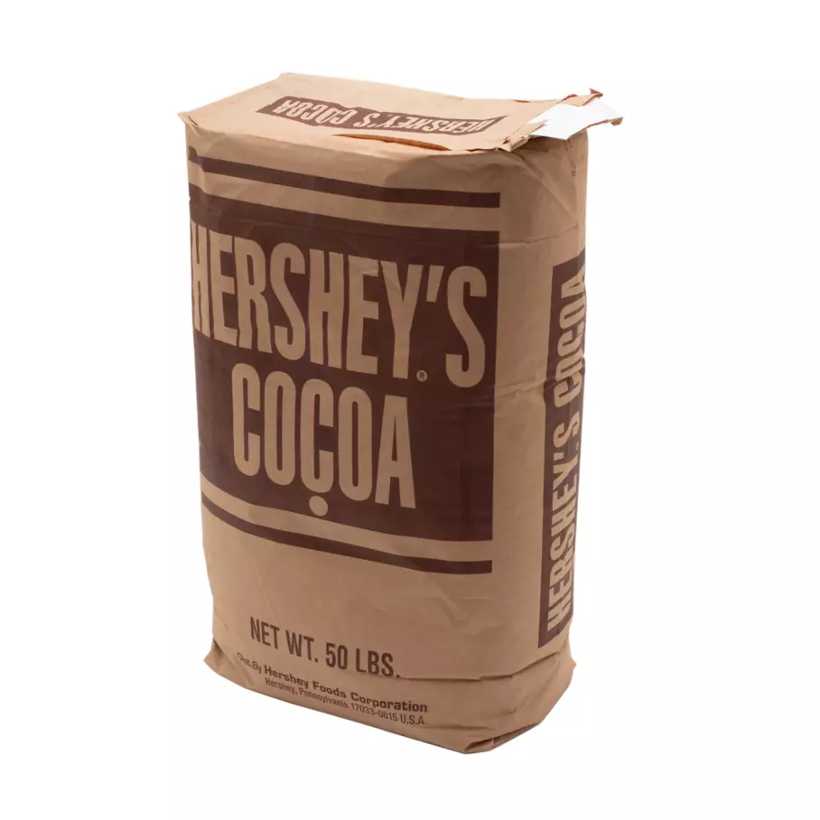 HERSHEY'S Natural Cocoa, 50 lb bag - Front of Package