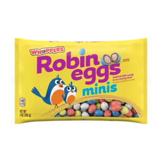WHOPPERS ROBIN EGGS Malted Milk Balls, 9 oz bag