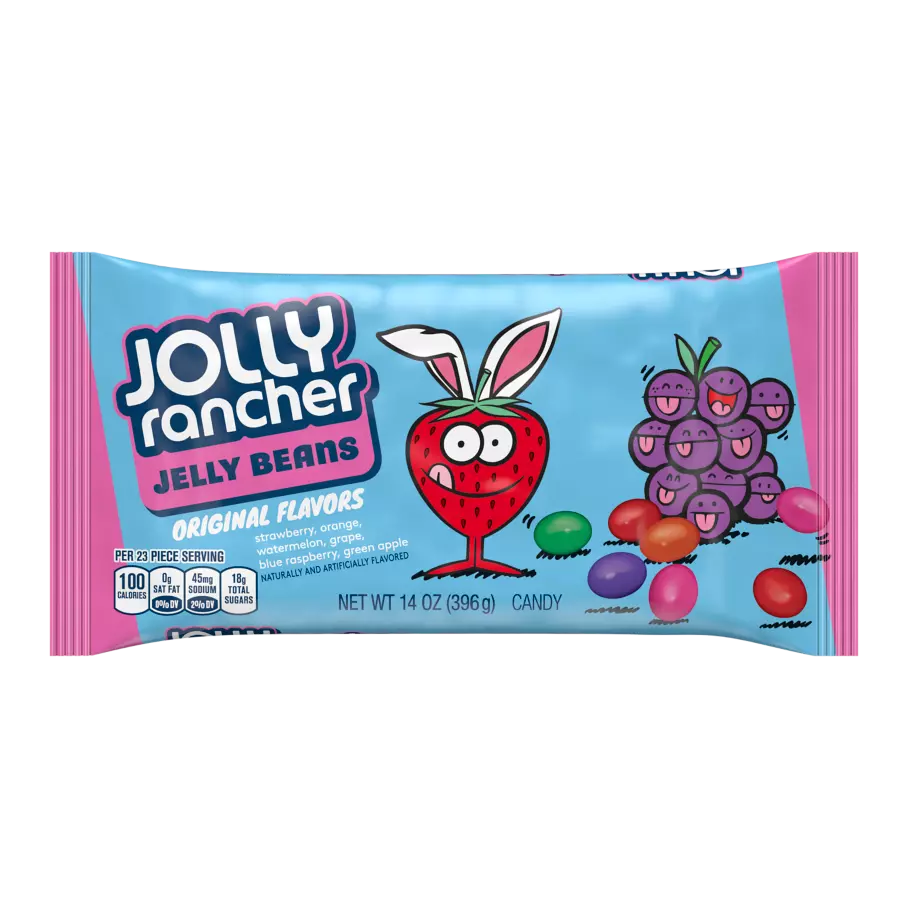 JOLLY RANCHER Easter Original Flavors Jelly Beans, 14 oz bag - Front of Package