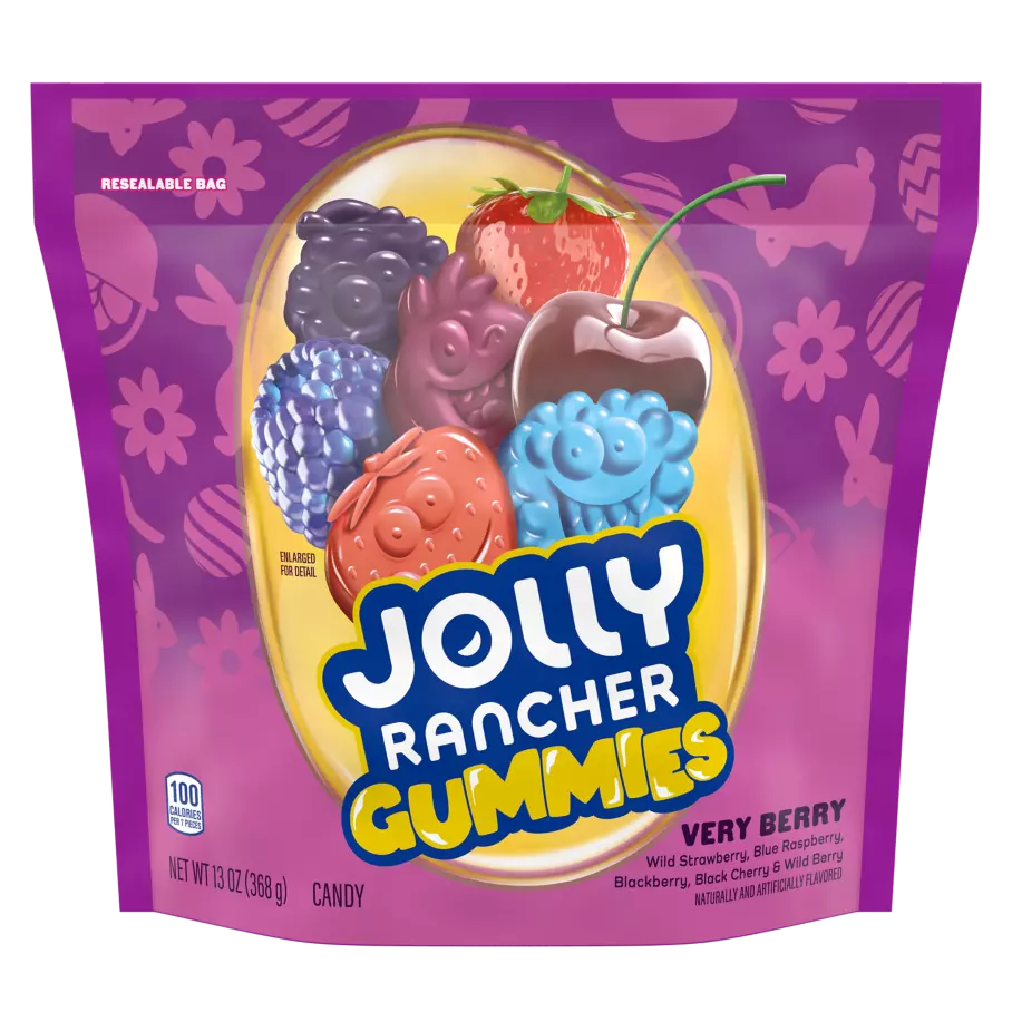 bag of very berry jolly rancher gummies