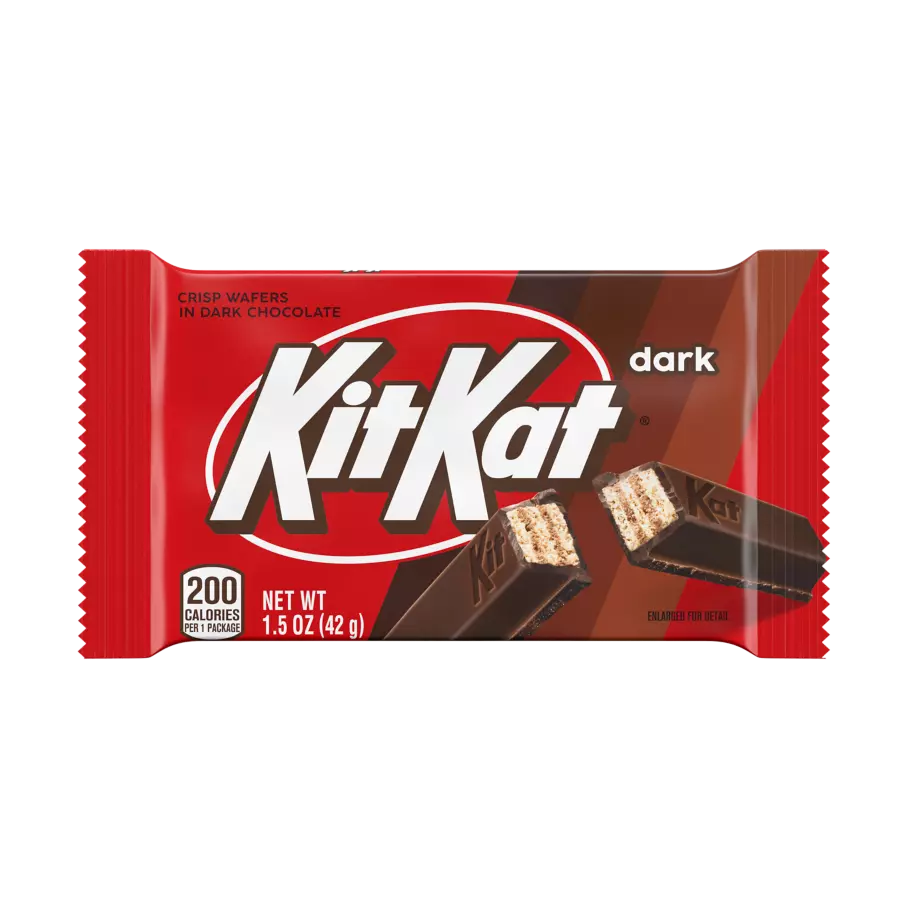 KIT KAT® Dark Chocolate Candy Bar, 1.5 oz - Front of Package