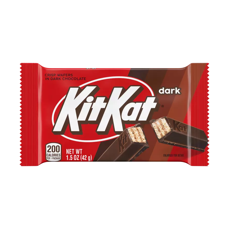 KIT KAT® Dark Chocolate Candy Bars, 1.5 oz box, 24 pack - Out of Package