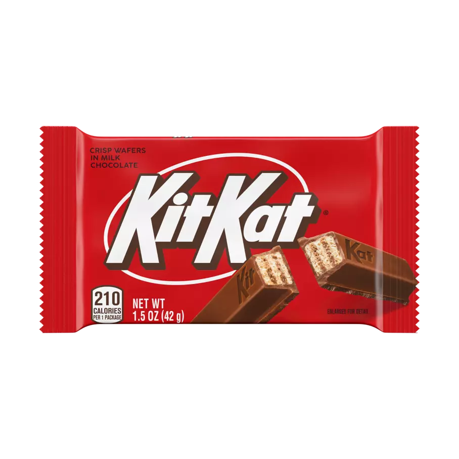 KIT KAT® Milk Chocolate Candy Bar, 1.5 oz - Front of Package