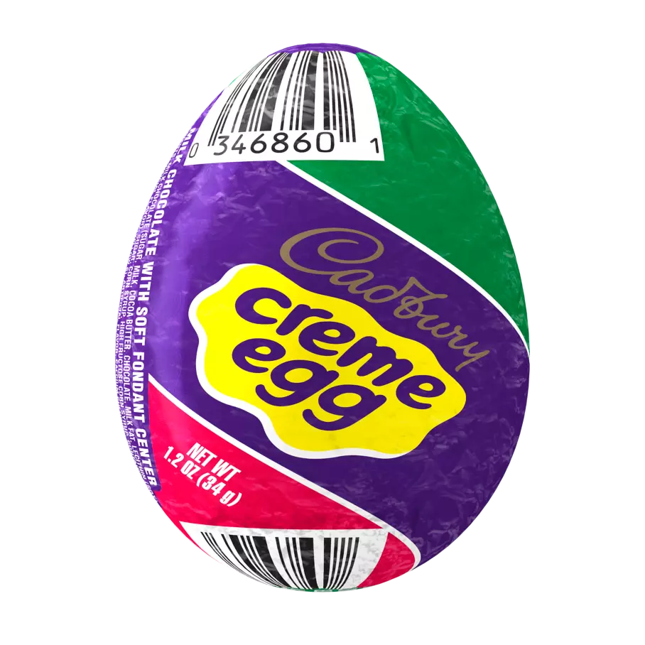 CADBURY CREME EGG Milk Chocolate Egg, 1.2 oz - Front of Package