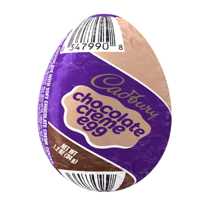 CADBURY CREME EGG Milk Chocolate Eggs, 1.2 oz, 48 count box