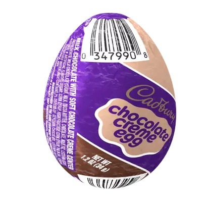 CADBURY CHOCOLATE CREME EGG Milk Chocolate Eggs 1.2 oz 4 count box