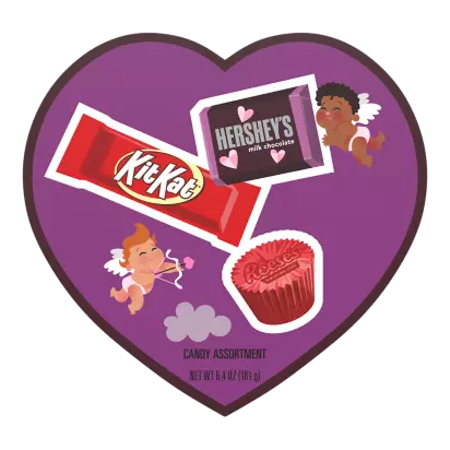 Kit Kat 9.6 oz Miniatures Milk Chocolate Wafer Valentine's Day Bag -  3400022881