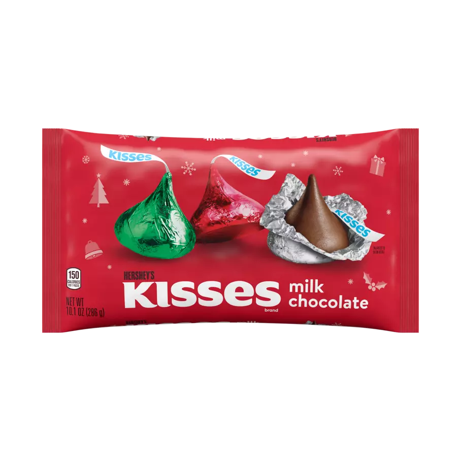 HERSHEY'S KISSES Milk Chocolates with Almonds in Gold Foils - 66.7oz Candy  Bag