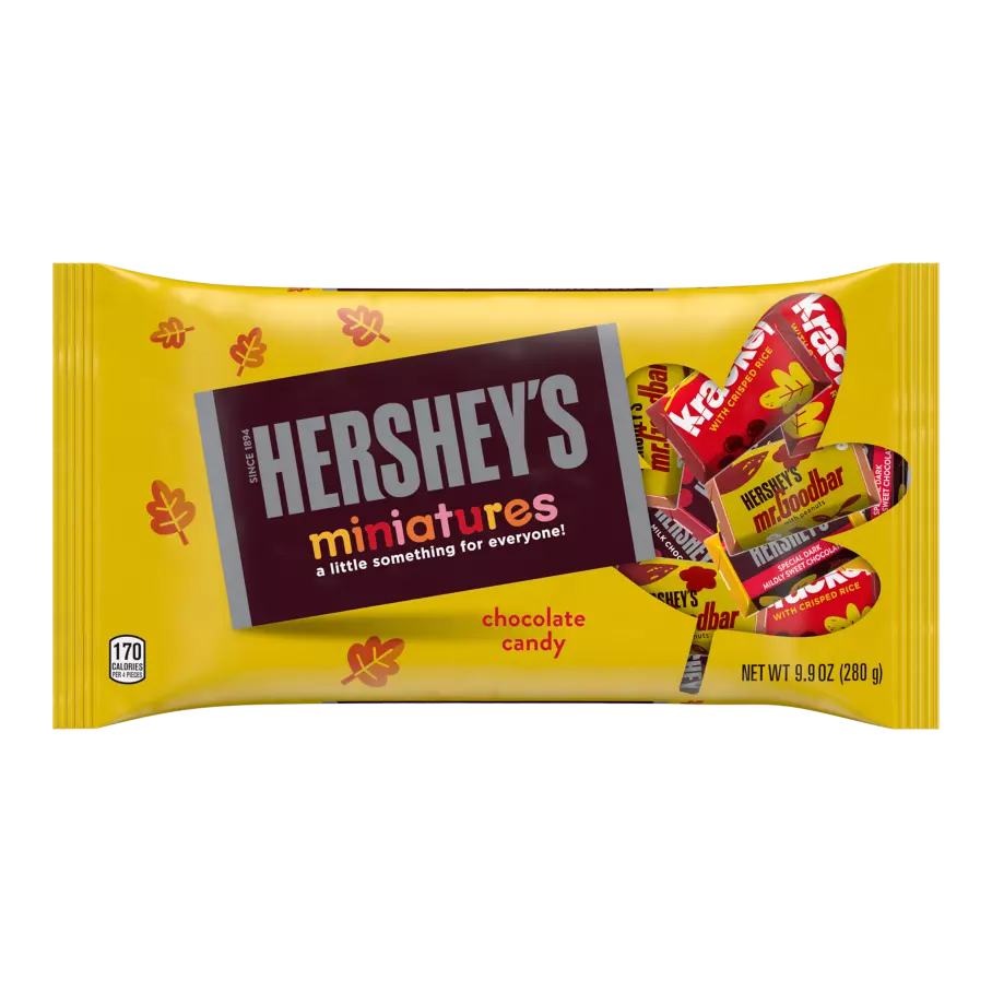 HERSHEY'S Fall Harvest Miniatures Assortment, 9.9 oz bag - Front of Package