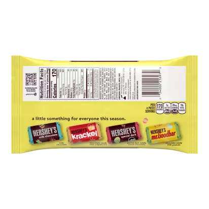 HERSHEY'S Miniatures Assorted Milk And Dark Chocolate Bars Easter Candy  Variety Bag, 1 bag / 9.9 oz - Ralphs