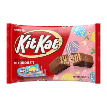 KIT KAT® Easter Milk Chocolate Miniatures Candy Bars, 9.6 oz bag