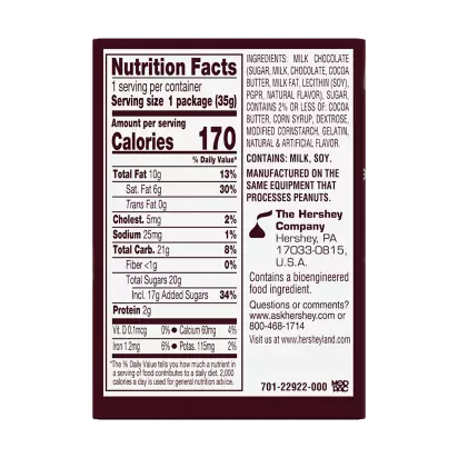 HERSHEY'S Holiday Milk Chocolate with Mini Marshmallows Hot ...