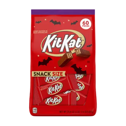 KIT KAT® Miniatures Milk Chocolate Wafer Candy Bars, Halloween, 10 oz Bag