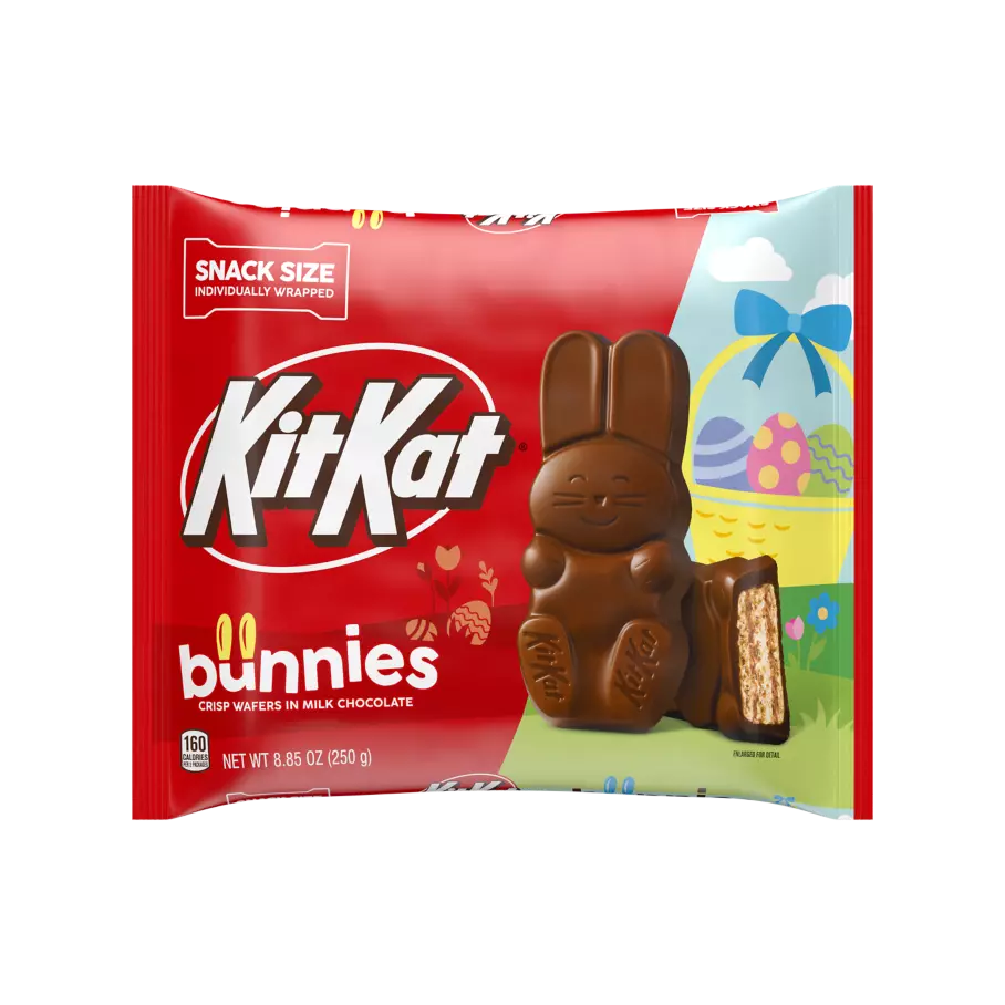 KIT KAT® Milk Chocolate Snack Size Bunnies, 8.85 oz bag - Front of Package