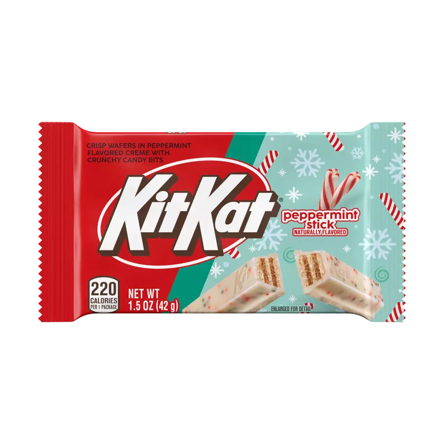 KIT KAT® Peppermint Stick Candy Bar, 1.5 oz - Front of Package