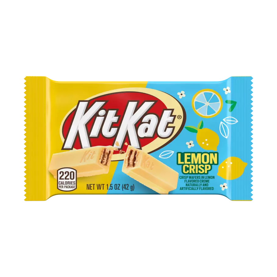 KIT KAT® Lemon Crisp Candy Bar, 1.5 oz - Front of Package