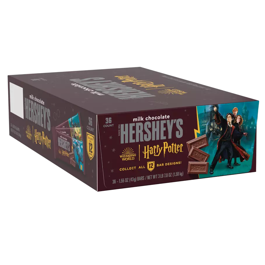 HERSHEY'S Milk Chocolate Harry Potter™ Limited Edition Candy Bars, 1.55 oz, 36 count box - Front of Package