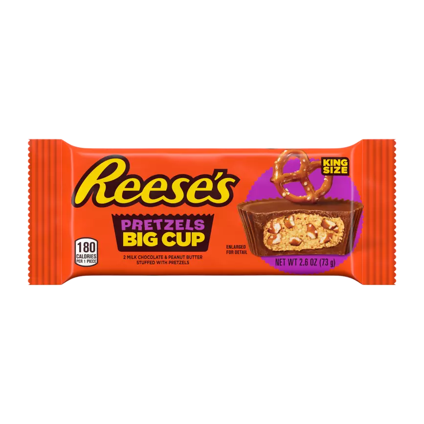 REESE'S Big Cup Caramel Milk Chocolate Peanut Butter Standard Size