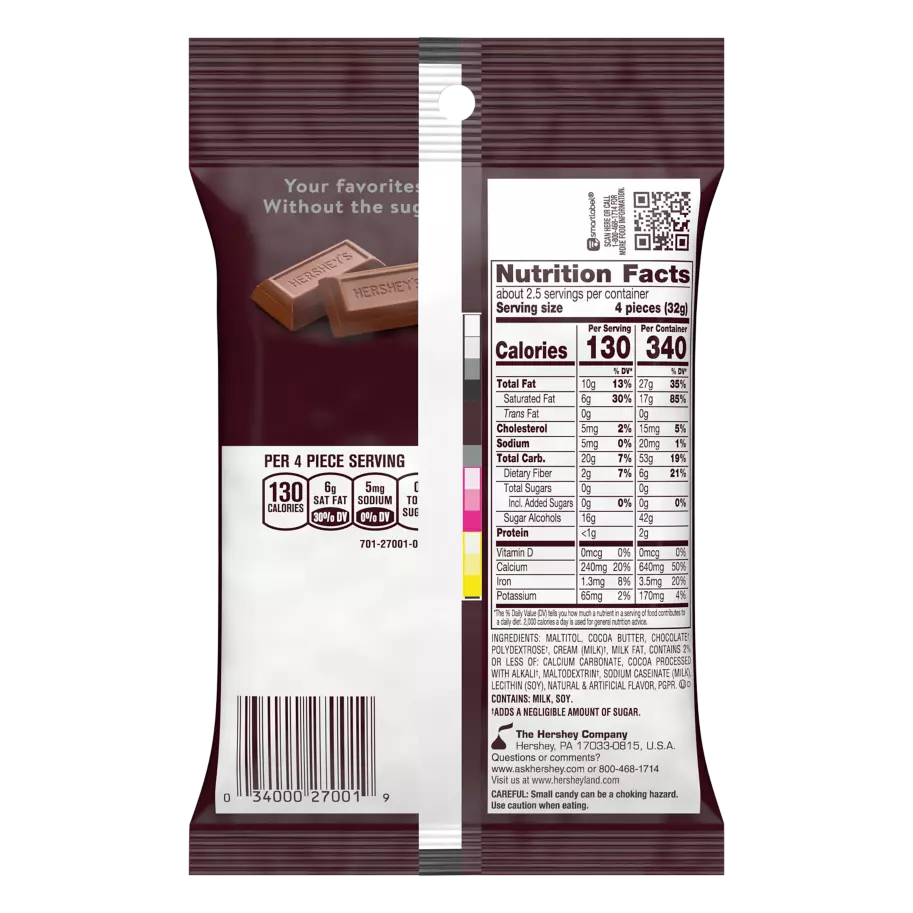 Sugar free outlet hershey